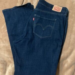 Levi's Dark Blue Boot Cut Jeans